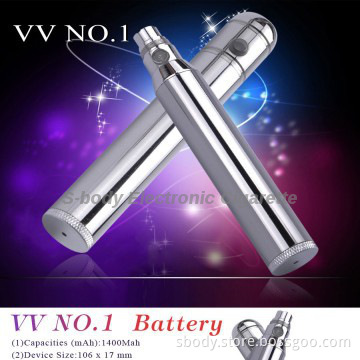 Variable voltage e cig batteries VV-NO.1 battery from S-body